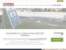 Tablet Screenshot of campingcopenhagen.dk